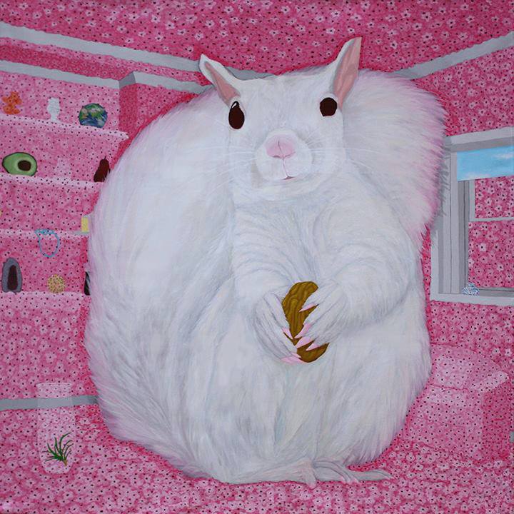 albino-squirrel-acrylic-on-canvas-48-x-48-x-1.6-inches-2018-10000-cad